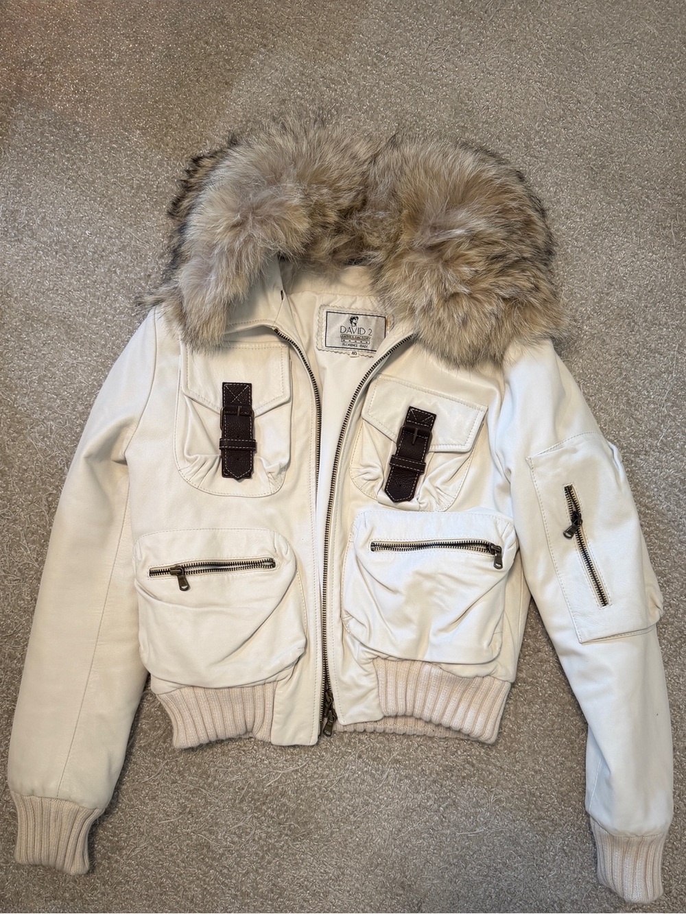 White Leather Jacket